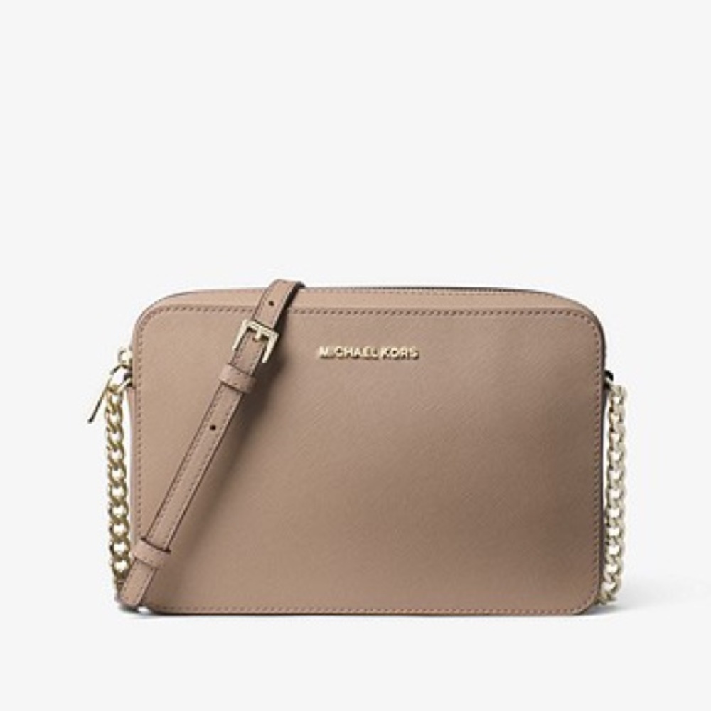 Michael Kors Jet Set Saffiano Leather Crossbody